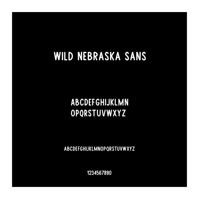 Wild Nebraska sans