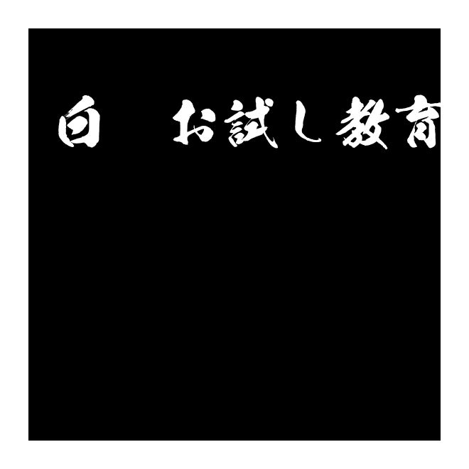 WIN白龍お試し教育漢字