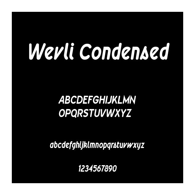 Wevli Condensed