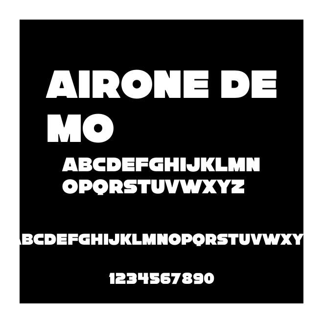 Airone Demo