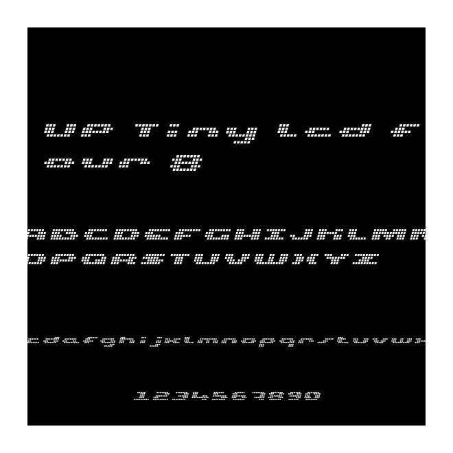 UP Tiny lcd four 8