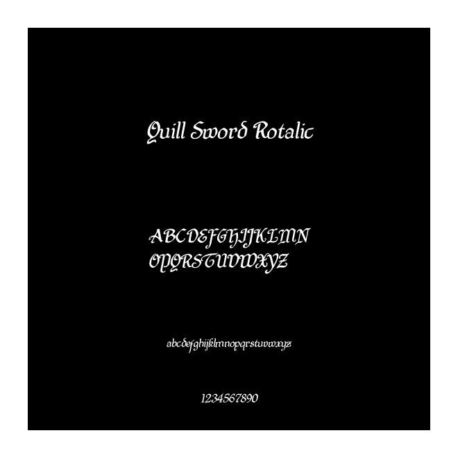 Quill Sword Rotalic