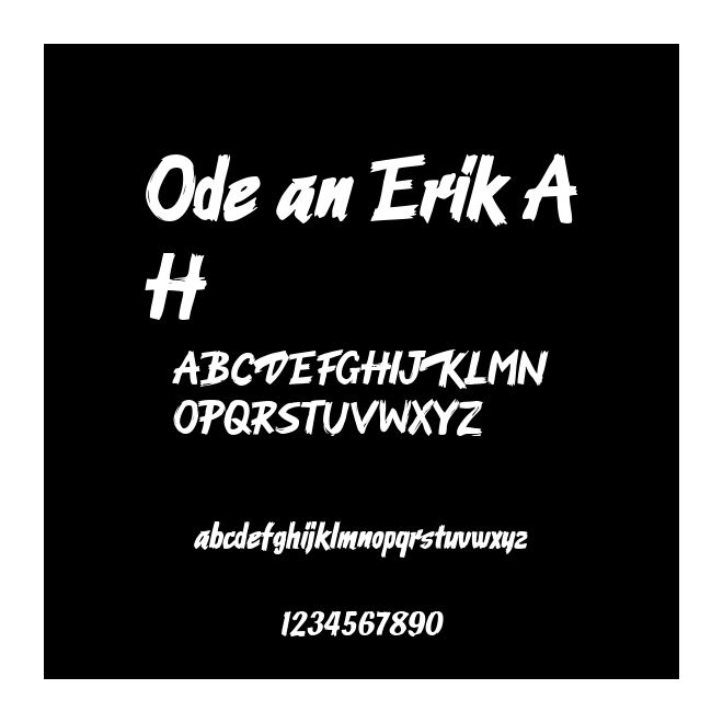 Ode an Erik AH