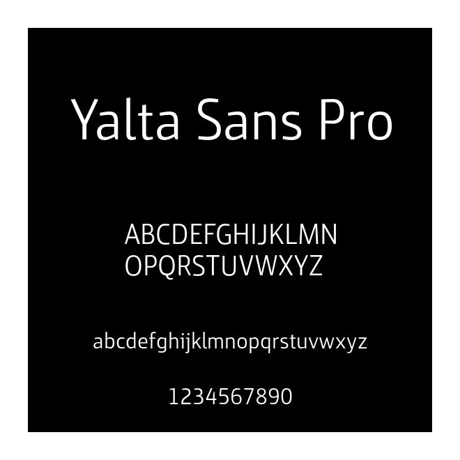 Yalta Sans Pro