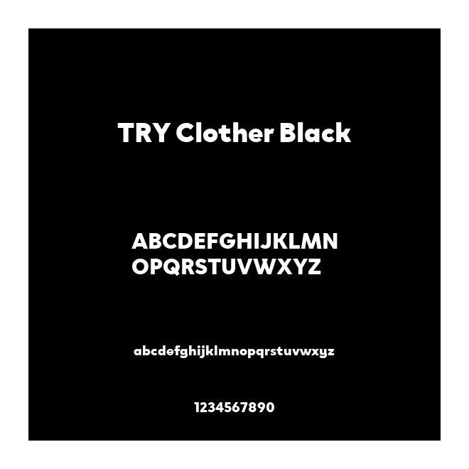 TRY Clother Black