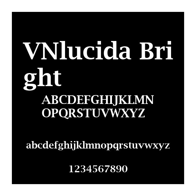 VNlucida Bright