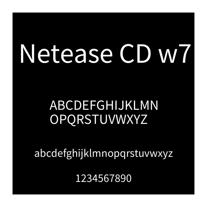 Netease CD w7