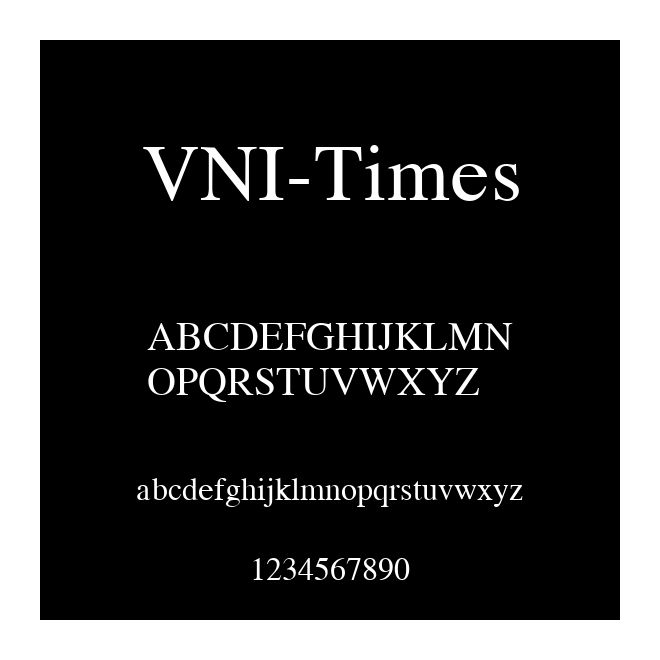 VNI-Times