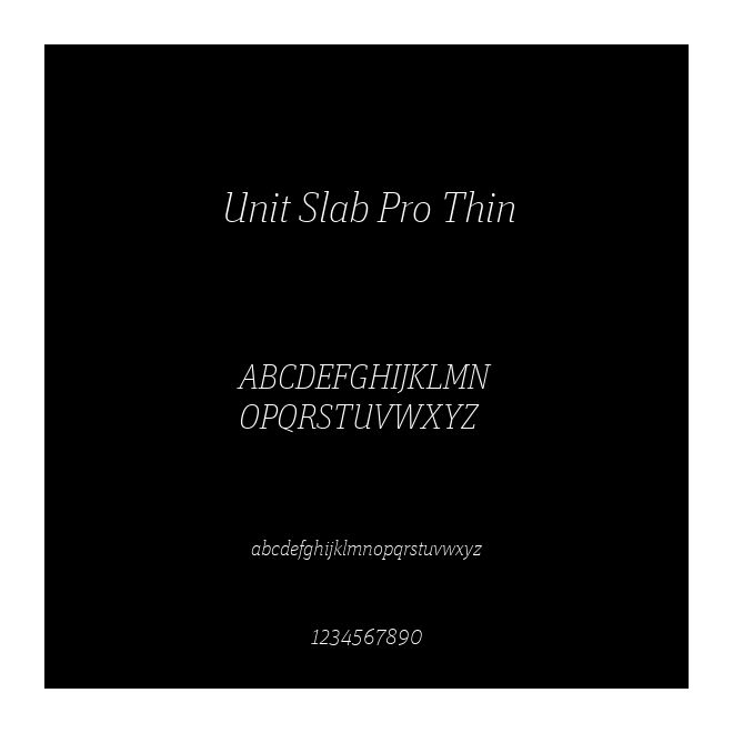 Unit Slab Pro Thin