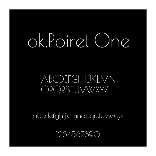 ok.Poiret One