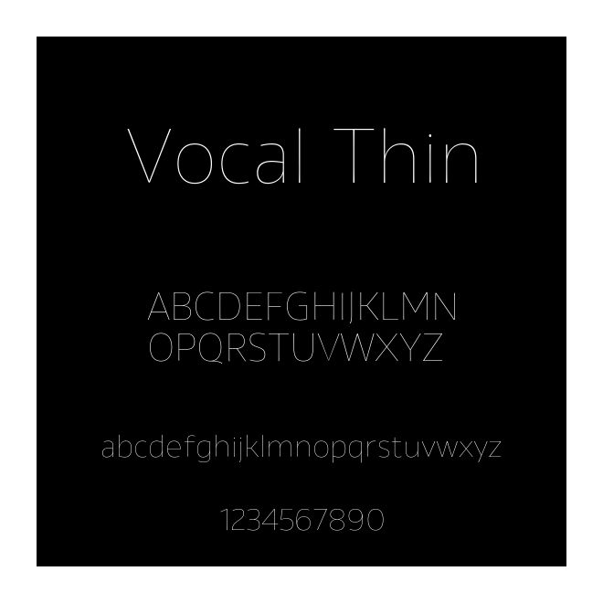 Vocal Thin