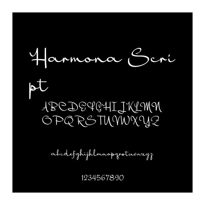 Harmona Script