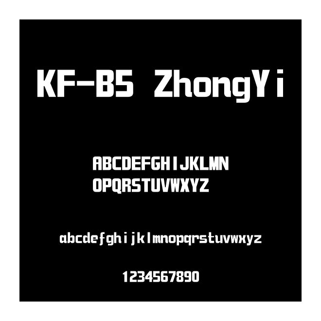 KF-B5 ZhongYi