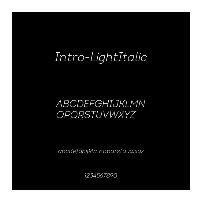 Intro-LightItalic