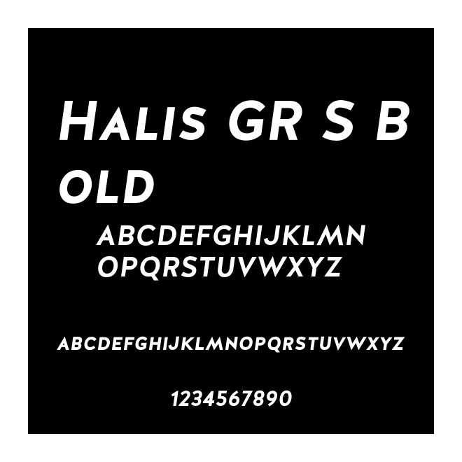 Halis GR S Bold