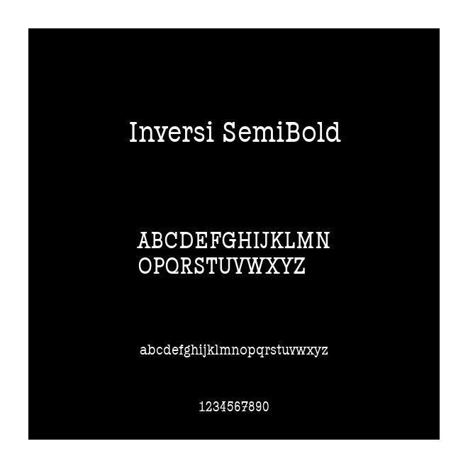 Inversi SemiBold