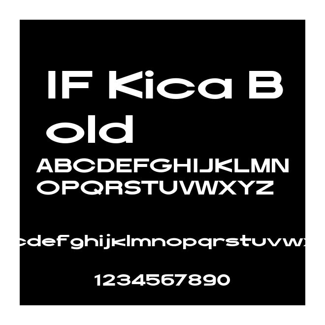 IF Kica Bold