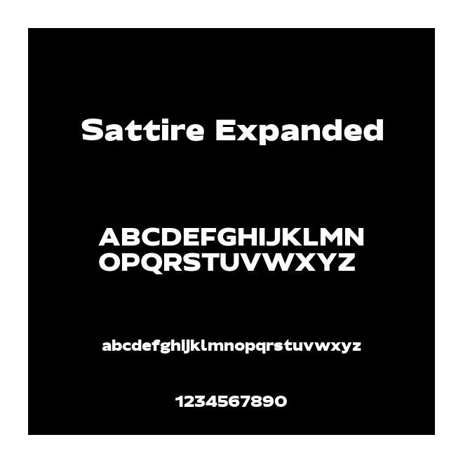 Sattire Expanded