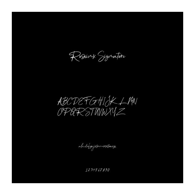 Rushink Signature