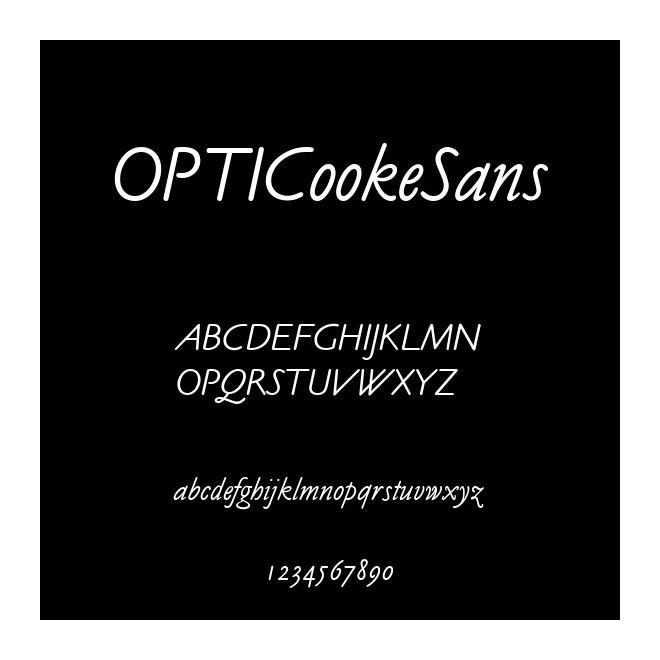 OPTICookeSans