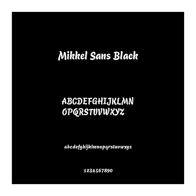Mikkel Sans Black
