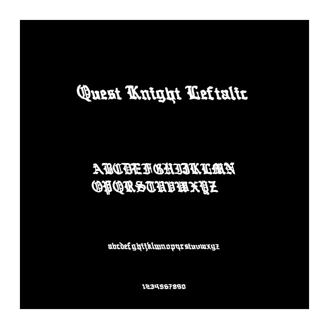 Quest Knight Leftalic