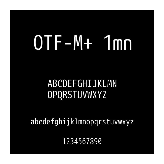 OTF-M+ 1mn