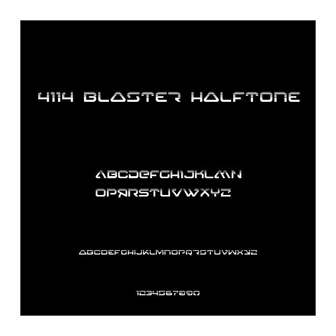 4114 Blaster Halftone