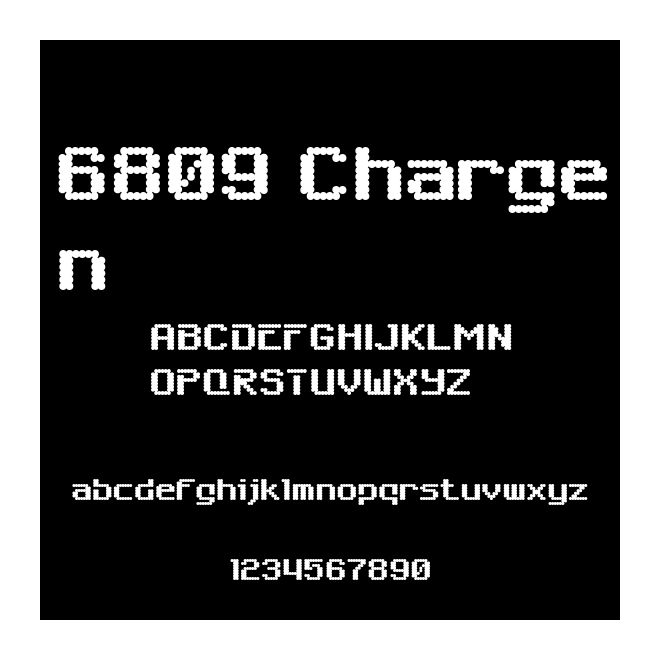 6809 Chargen