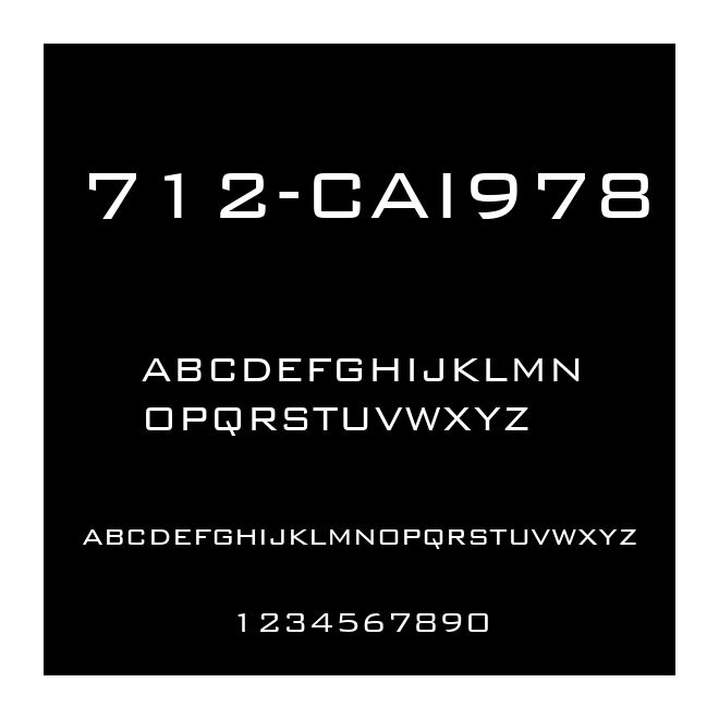 712-CAI978