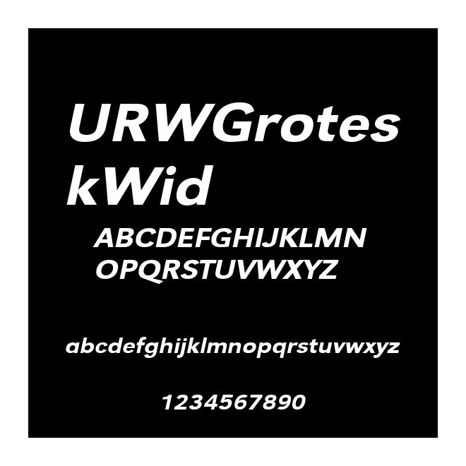 URWGroteskWid 
