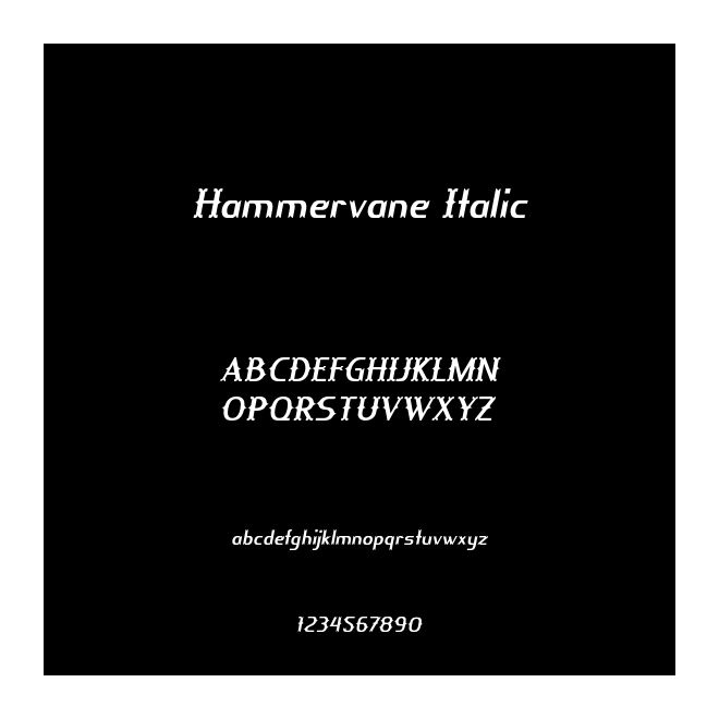 Hammervane Italic