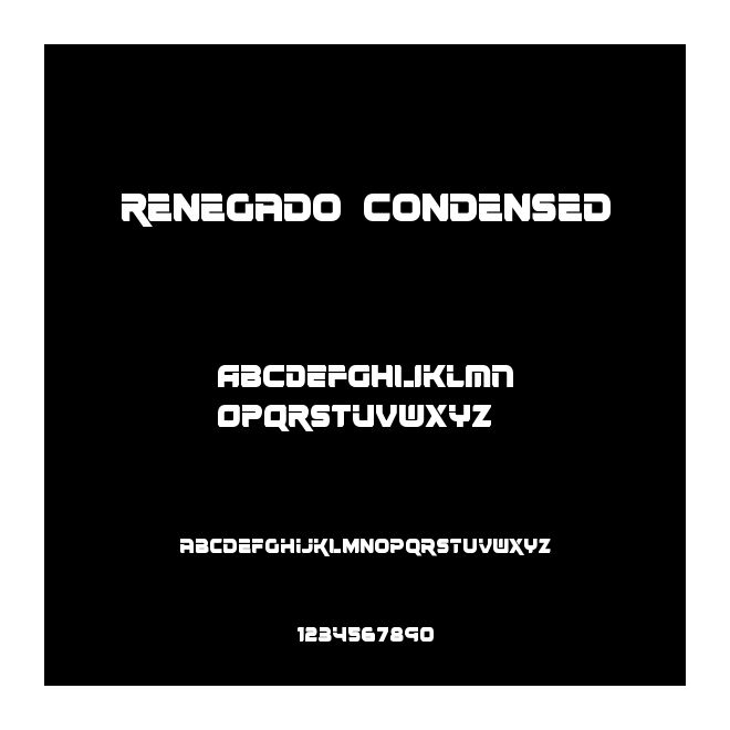 Renegado Condensed