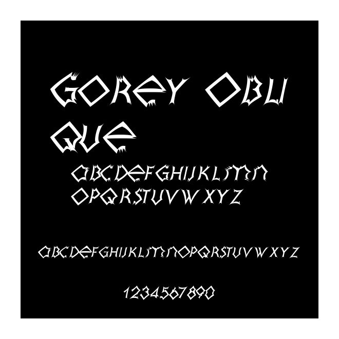 Gorey Oblique