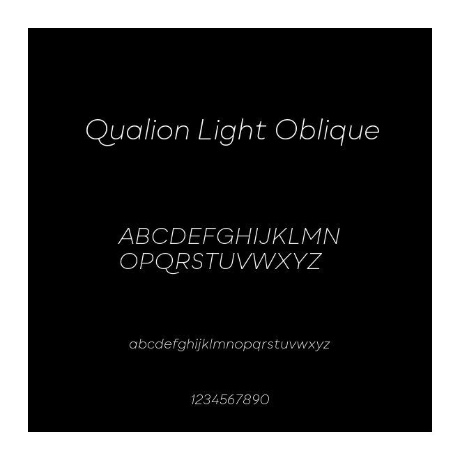 Qualion Light Oblique
