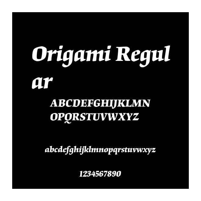 Origami Regular