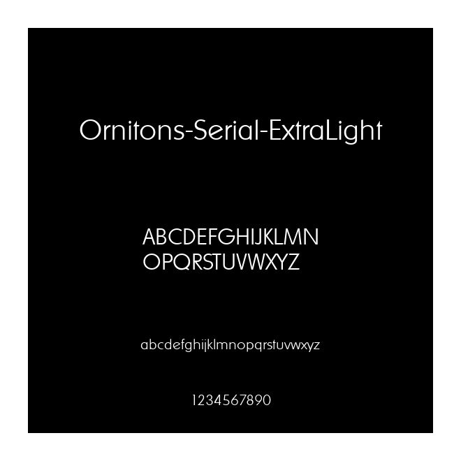 Ornitons-Serial-ExtraLight