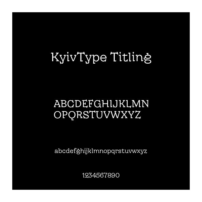 KyivType Titling