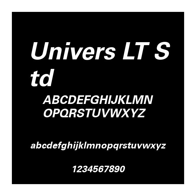 Univers LT Std