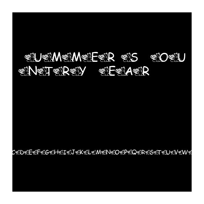 Summer's Country Bear