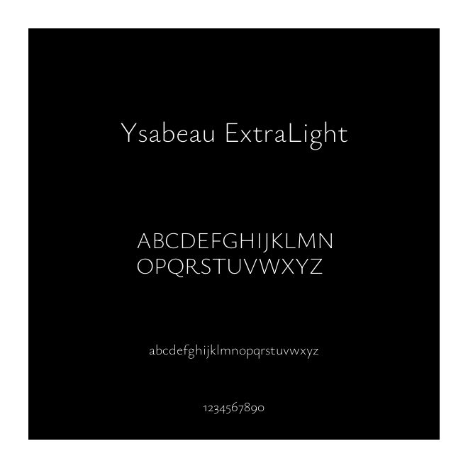 Ysabeau ExtraLight