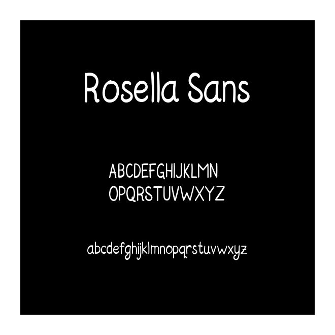 Rosella Sans