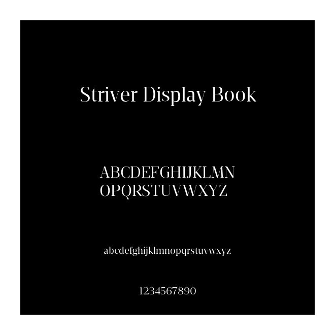 Striver Display Book