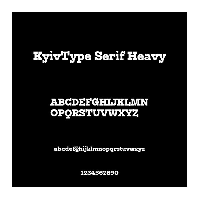 KyivType Serif Heavy