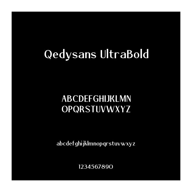 Qedysans UltraBold