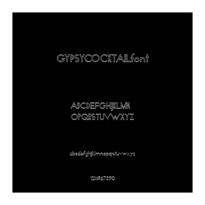 GYPSYCOCKTAILfont
