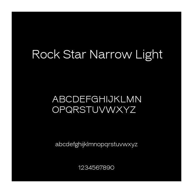 Rock Star Narrow Light