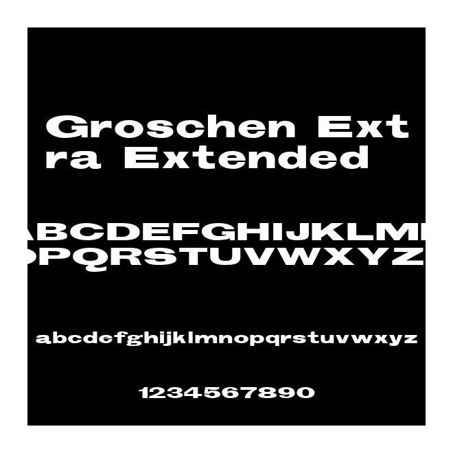 Groschen Extra Extended