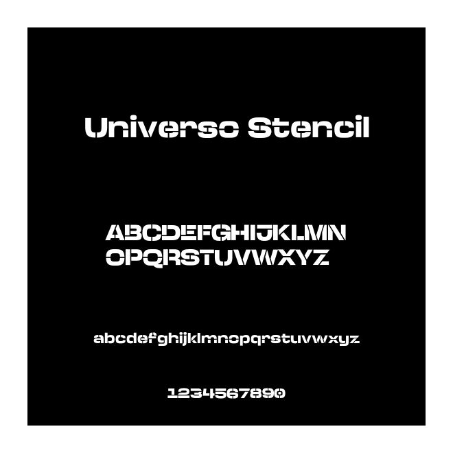 Universo Stencil