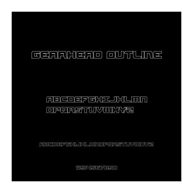 Gearhead Outline